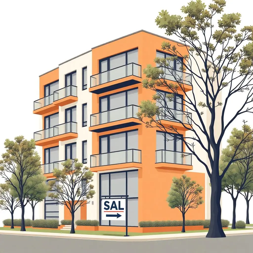 Edificio de departamentos nuevos en venta