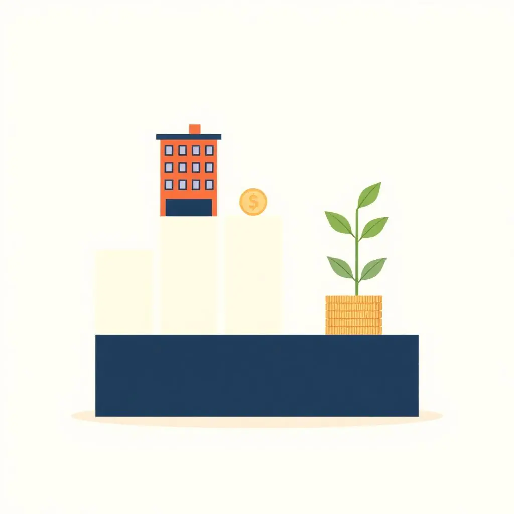 Gráfico de crecimiento de inversión inmobiliaria